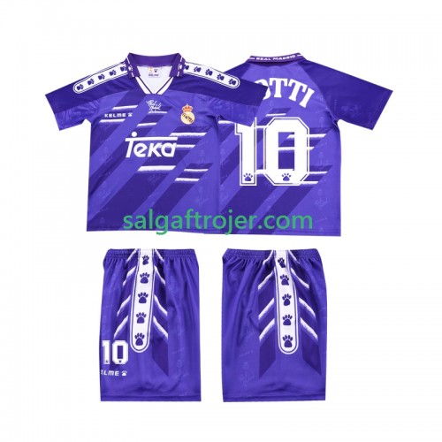 Real Madrid TOTTI 10 Fodboldtrøjer Børn Retro Udebanesæt 1994 1996 Kort ærmer Real Madrid TOTTI 10 Fodboldtrøjer Børn Retro Udebanesæt 1994 1996 Kort ærmer